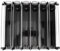 Adjustable 6 Rows Drink Organizer for Fridge - Easy Loading Soda Can Dispenser with Dampening Pusher Glide for Beer & Beverages (Black)