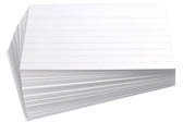 Office Line Karteikarten, weiß, 190 g, DIN A6, 100 Stück, liniert, Art.Nr.: 770287