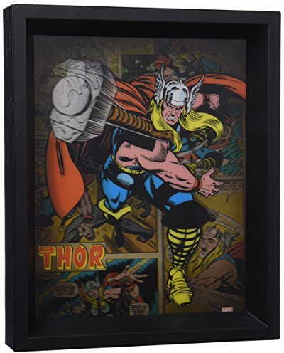 Pyramid International Marvel Comics Thor Hammer 3D Lenticular Poster, Multi-Colour, 10 x 8 x 1.3 cm