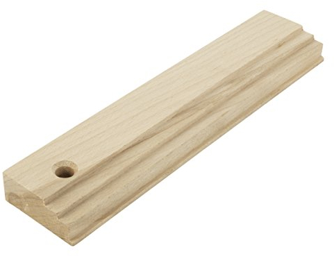 wolfcraft 6929000 Schlagholz I zum Ausrichten und fugenfreiem Justieren von Laminatreihen, 300 x 27 x 50 mm