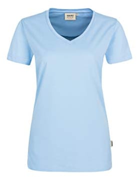 HAKRO Damen Damen V-Shirt Mikralinar® T-Shirt