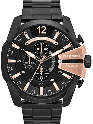 Diesel Montre à quartz en acier inoxydable pour homme DZ4309