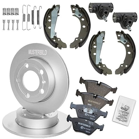 BESTPRICE ATP Bremsenset inkl. Bremsscheiben vorne Ø 256 mm Voll + Bremsbeläge