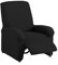 Textil-home Stretchhusse für Relaxsessel Komplett TEIDE, 1 Sitzer - 70 a 100Cm. Farbe Schwarz