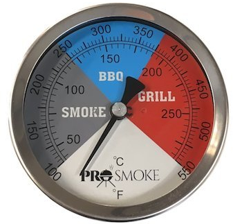 Pro Smoke Large 4' BBQ, Grill, Smoker & Pit Thermometer (Fits most BBQ's)