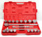 'Coffret de clés à cliquet 3/4 21 pièces 19–50 mm 12 Pans beaucoup à dents Noyer 58253