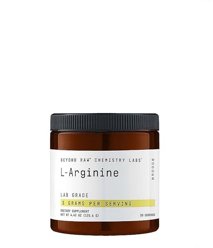 BEYOND RAW GNC Chemistry Labs L-Arginine Powder, 30 Servings