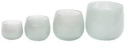 Dutz Pot lightgrey, Vase, Übertopf, Windlicht, ca H 14 D 16