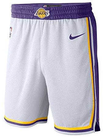 Nike Lal M Nk Swgmn Short Home, Pantaloncini Unisex, Giallo,Viola, L