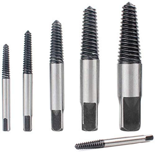 Utoolmart Lot de 5 tournevis en acier rapide pour retirer les goujons - Filetage inversé - 3 à 18 mm