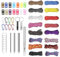 EUBSWA Paracord 550 Set 16 Farben, Multifunktionale Nylonseile für DIY Armband Hundeleine Hundehalsband Lanyard Schlüsselbund