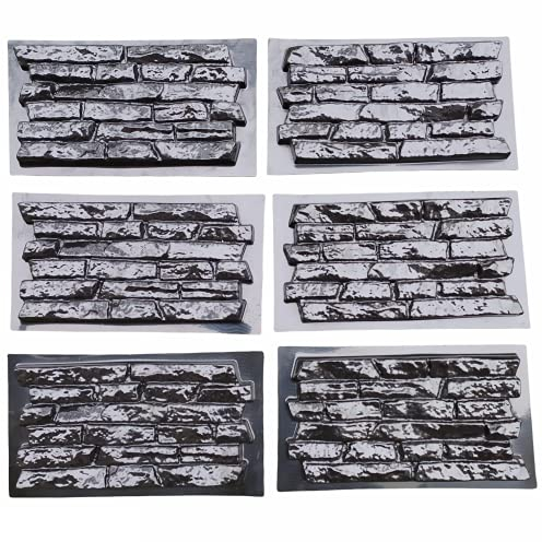 Kunststoff-Formen für Beton, Gips, 6 Stück