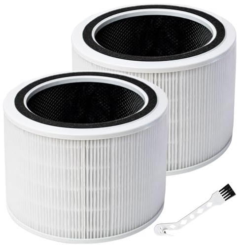 2 Pack Replacement for Core 200S Filters Compatible with Levoit Core 200s 200S-RF Smart WiFi Air Puri-fier,Activated Carbon Filters