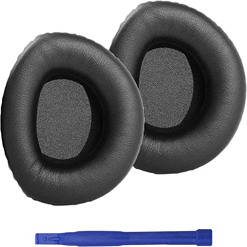 Adhiper RS 170 Ohrpolster Ersatz Ohrpolster kompatibel mit Sennheiser RS160 RS170 RS180 HDR160 HDR170 HDR180 Kopfhörer,Ohrpolster mit Weichen Leder & Memory Schaum(Leder)