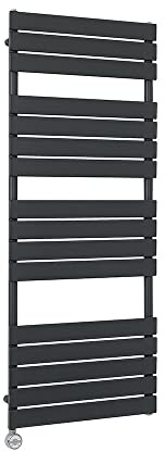 Milano Lustro 1000W Anthracite Flat Panel WiFi Electric Heated Towel Rail - 1500mm x 600mm