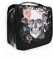 Make-up-Tasche mit Totenkopf-Motiv, Blumenmotiv, zum Aufhängen, Kulturbeutel, Kulturbeutel für Damen, Organizer für Zubehör, Shampoo, den täglichen Gebrauch, mehrfarbig, Size:9 x 4 x 18.5