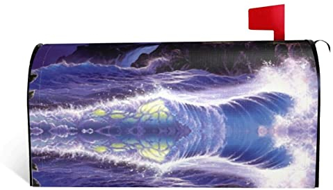 Moonlight Leuchtturm Briefkasten-Abdeckung, Standardgröße, 45,7 x 53,3 cm, Briefkasten-Abdeckung, Gartendekoration