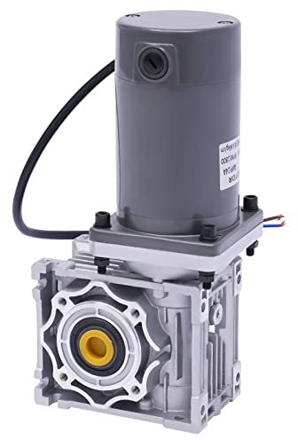 Moteur à engrenages à vis sans fin avec autobloquant DC 12 V 1800 tr/min pour grilles/mixeurs/portes/fenêtres automatiques