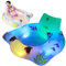 Toseky Aufblasbare Pool-Luftmatratze, Schwimmsessel - 2 Getränkehalter große Poolliege, Glow-Luftmatratze Pool, Wasserspielzeug Pool Zubehör mit Rückenlehnenstütze, tragbarer Liegeschwimmer