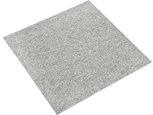Camerina Carpet Floor Tiles 20 pcs 5 m² 50x50 cm Light Grey,Floor Carpet Tiles,Carpet Floor Tiles,Anti-Slip Floor Tiles(SPU:147310)