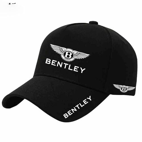 VTRWLMWN Autos Baseballkappen mit Abzeichen, für Bentley verstellbare Gebogene Baseballkappe Sport Baseballkappe,OneSize-C