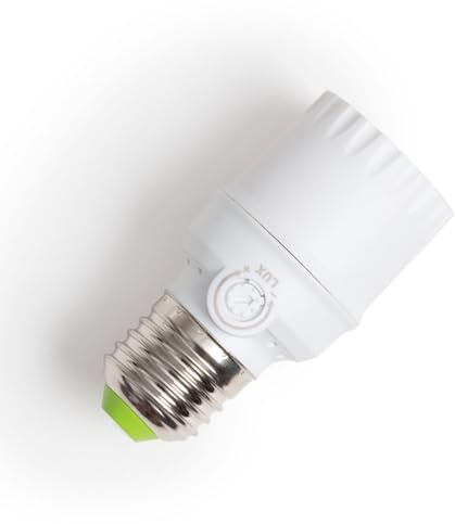 LEDKIA Dämmerungssensor für Glühbirnen E27 Weiß