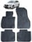 Auto Gummi Fußmatten Schwarz Premium Set für BMW X1 F48 15-22