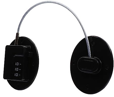 ifundom Türschloss Für Kühlschrank Schubladenschloss Und Schrankkindersicherung Aus Hochwertigem Material Klebt Blitzschnell Ohne Bohren Schwarz