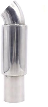 MEUIXT 2-Zoll-Autoauspuffrohre Universal 51MM Endrohr Auspuffanlage Racing Sport Schalldämpfer Turbo Sound Boost Edelstahl