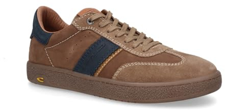camel active Herren Low-Top Sneaker, Männer Halbschuhe,Wechselfußbett,Freizeit,straßenschuhe,Strassenschuhe,Sportschuhe,braun/blau,42 EU