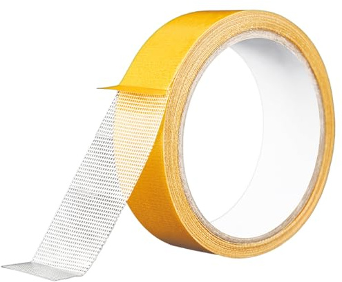 AYHYHLJZJ 2 cm x 20m Doppelseitiges Satinband, Saumband selbstklebend für Kleidung & Vorhänge, ohne Nähen oder Bügeln, starkes Bügelband für Textilien, Fashion Tape & Textilklebeband für DIY-Projekte