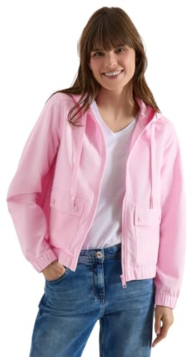Cecil Jacke mit Kapuze und Elastikbund light blush rose XL