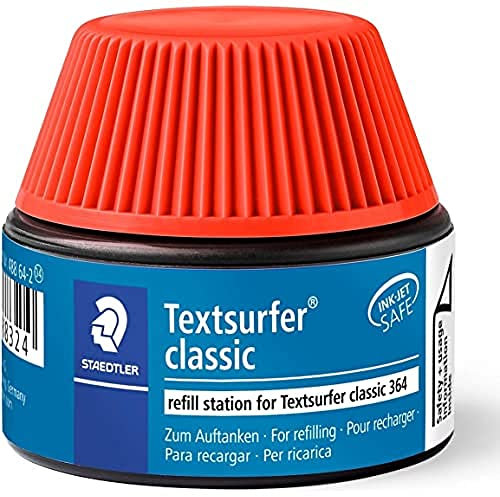 STAEDTLER 488 64 Textsurfer classic Textmarker Nachfüllstation für 364, rot