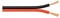 Goobay 15094 Cable de altavoz OFC con conductor 2 x 0,75mm² de cobre libre de oxígeno, 25 metros, rojo/negro