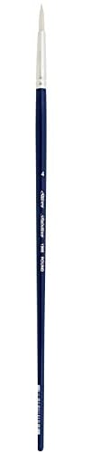 Silver Brush Limited Bristlon Round Oil and Acrylic Paintbrush, Size 4