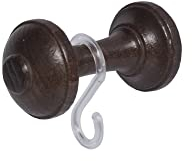Liedeco Schalhalter 7 cm, ø 28 mm, 1 Stück nussbaum