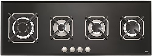Lofra HGN190 Piano Incasso, Vetro/Nero