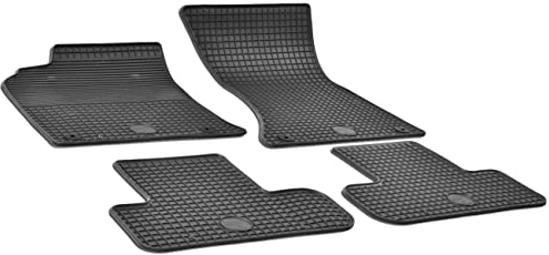 WALSER DirtGuard Gummi Fussmatten Auto für Audi Q5 (8RB) 11/2008-2016, 100% passgenaue Auto Fußmatten, robuste Universal Fußmatte Auto, Gummimatten Auto