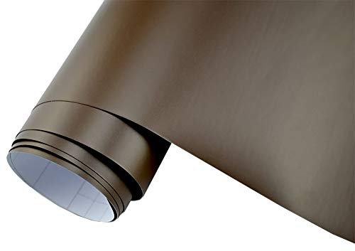 Neoxxim 7€/m² Auto Folie matt - braun matt 50 x 150 cm Klebefolie Lackfolie Autofolie