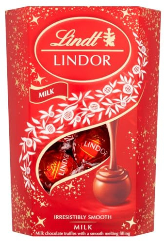 Lindt Lindor Milk Cornet Box 200g (8 Pack)