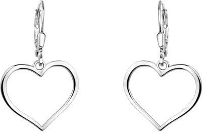 SOFIA MILANI - Damen Ohrringe 925 Silber - Ohrhänger als Herz - 20504