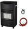 PROGEN New 4.2kw Calor Gas Heater Free Standing Butane Gas Heater Portable Heater with with wheels comes with Free Hose and Regulator (Black)