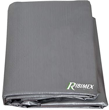 Ribiland - Funda para Barbacoa Rectangular (90 Gramos, 130 x 70 x 80 cm), Color Gris