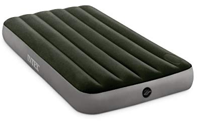 Intex Dura-Beam Standard Series Downy - Cama Inflable con Bomba de pie integrada, tamaño Queen