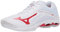 Mizuno Damen Wave Lightning Z6 Womens Volleyball-Schuh, Weiß/Rot, 40.5 EU