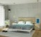 Muebles Pitarch | Testata Letto Matrimoniale 150 Moderna Geometrica, Rovere Cambrian, 50x160x3,2 cm, Camera Matrimoniale, modello Elsa
