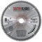 TCT21080TTCG254B Saxton TCT Circular Saw Blade 210mm x 80T x 25.4mm Bore Aluminium Laminate Hardwood fits Evolution