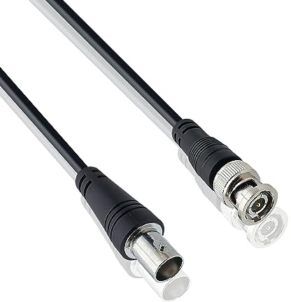 iYueMps BNC Verlängerungskabel 2m, BNC Stecker auf Buchse Koaxialkabel | BNC Kabel 75 Ohm Koaxialleitung für CCTV, SDI und professionelle Videoübertragung