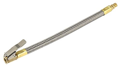 X AUTOHAUX 21cm 8 Car Tire Air Inflator Hose Adapter Extension Quick Connect