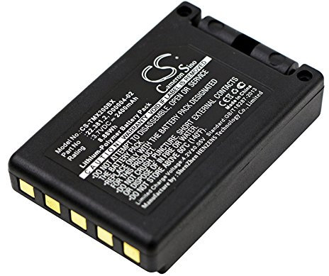 Cameron Sino Akku für Teleradio TG-TXMNL, Transmitter Tele Radio TG-TXMN PN:Teleradio 22.381.2, D00004-02, M245060 2400mAh / 8.88Wh